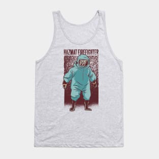 Firefighter Hazmat Suit Tank Top